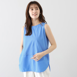 エムエムオー 裾シアー 異素材切替 タンクトップ