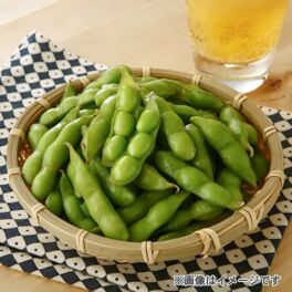 生産者の顔が見える！ 北海道産　塩ゆでえだまめ （サッポロミドリ）