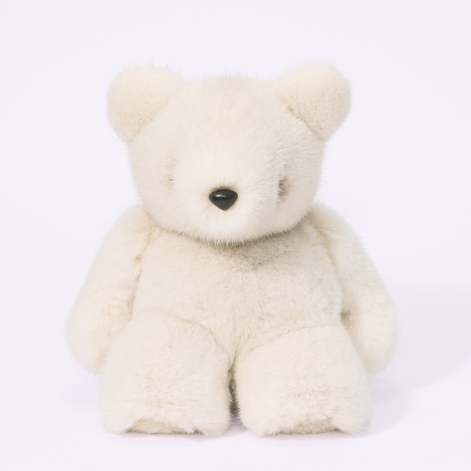 グレーミンクのクマのぬいぐるみ2体セット ミンク くまのぬいぐるみ- ショップチャンネル