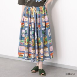 スカラー ポップ缶総柄スカート
