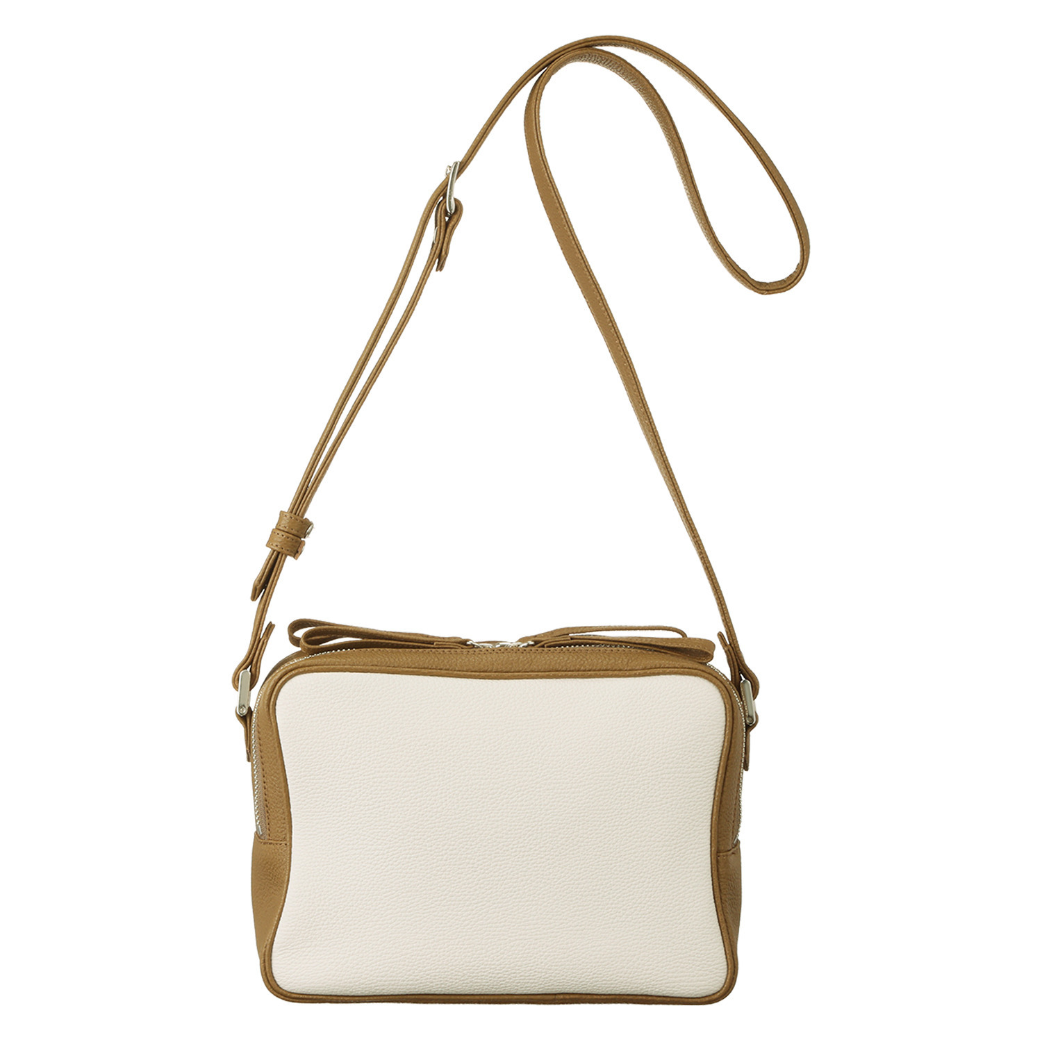 タマミ　ワタナベ 牛革型押し ショルダーバッグ “パンドミーフォーミー”