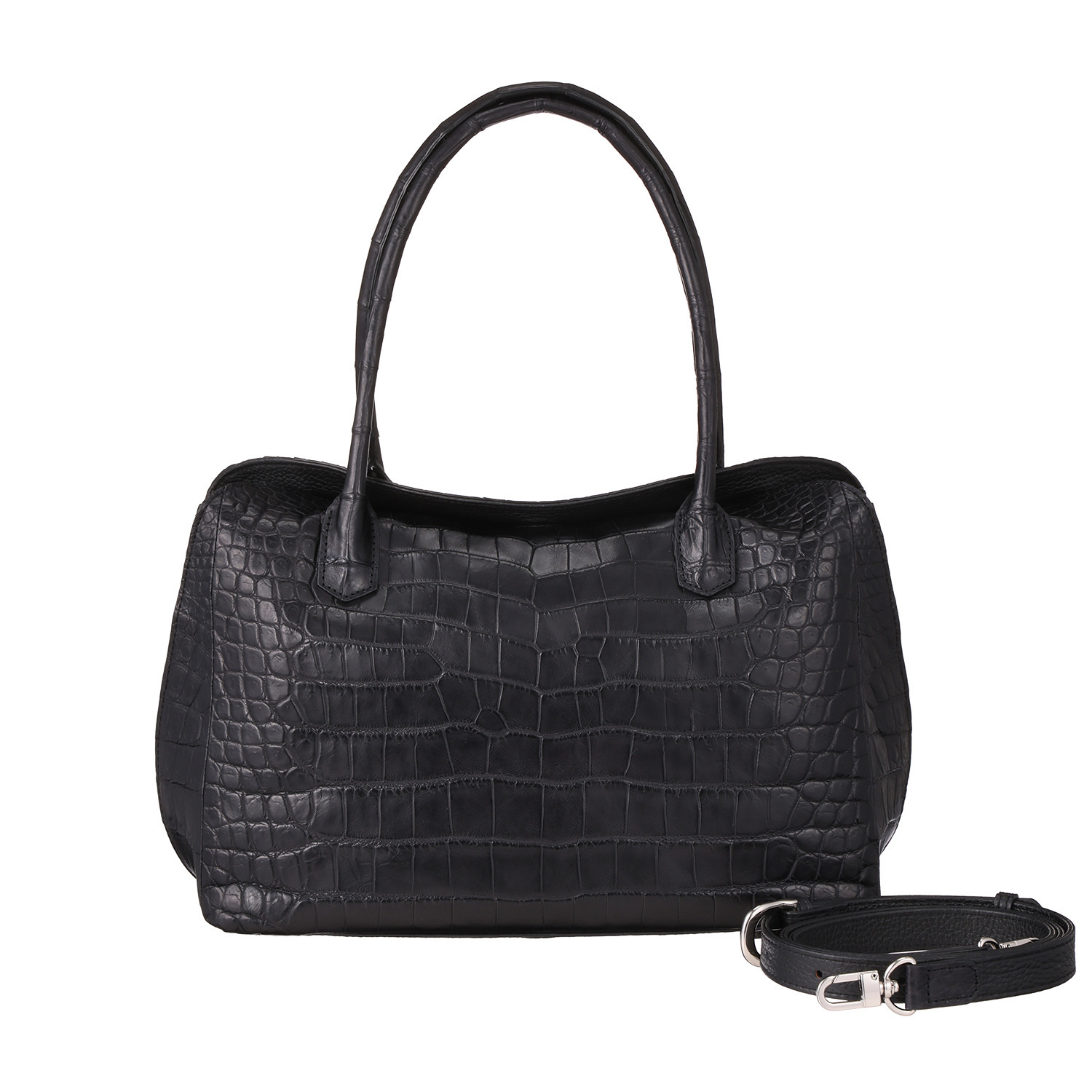 ソフトマットクロコダイル トートバッグ