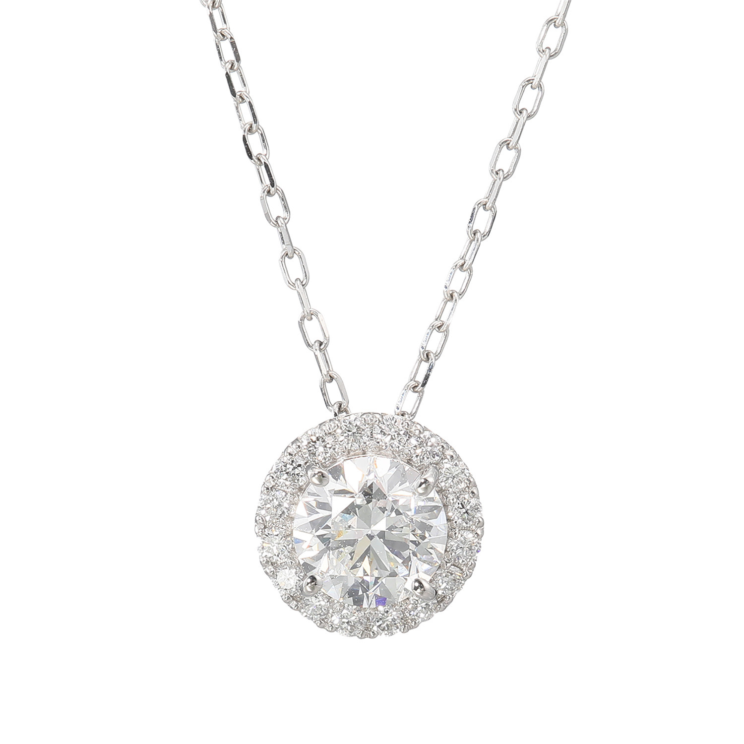 ディアマザール プラチナ９５０＆８５０ 中石０．７カラットＵＰ エクセレントカット カナディアンダイヤモンド ペンダント ＜鑑定書付＞