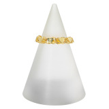 煌香 １８Ｋ ハートモティーフ チェーンリング