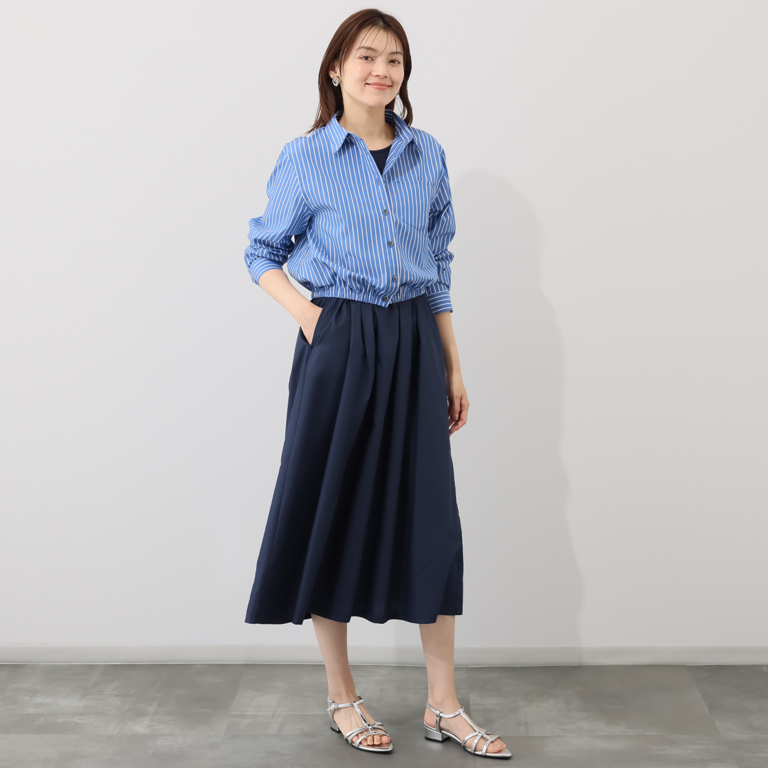 タマミ　ワタナベ ドッキング風ワンピース “ブレッド＆バター”