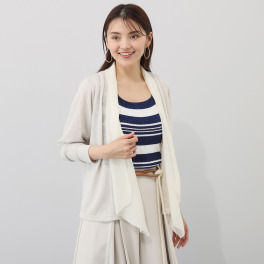 コースタルドライブ イレギュラーヘム サマーカーディガン