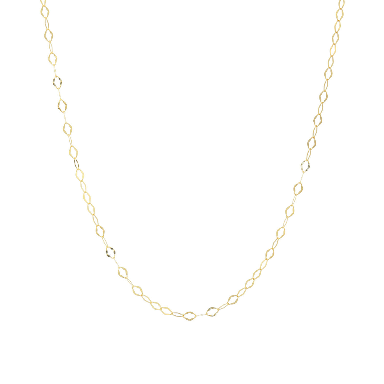 シャイン　シュプリーム １８Ｋ リップチェーン ネックレス