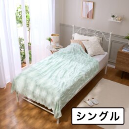 快眠博士 優れた通気性で サラッと涼やか心地良い！ そよ風サマーケット ＜シングル＞