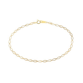 チェーンクリエイト １８Ｋ ウェーブデザイン ブレスレット