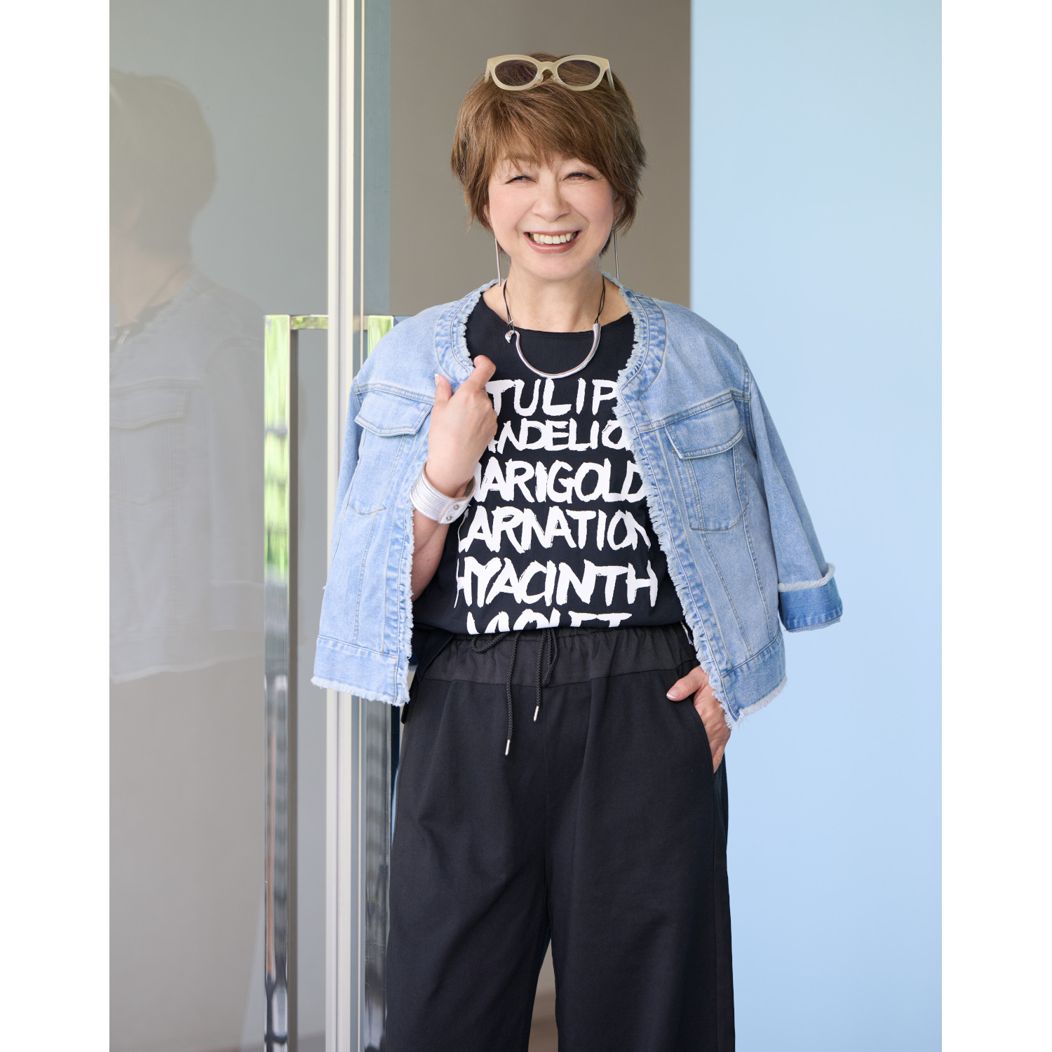 ウノ・ウノ・ドゥーエ のびのび快適 ストレッチデニム ジャケット