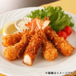大きな天然海老フライ