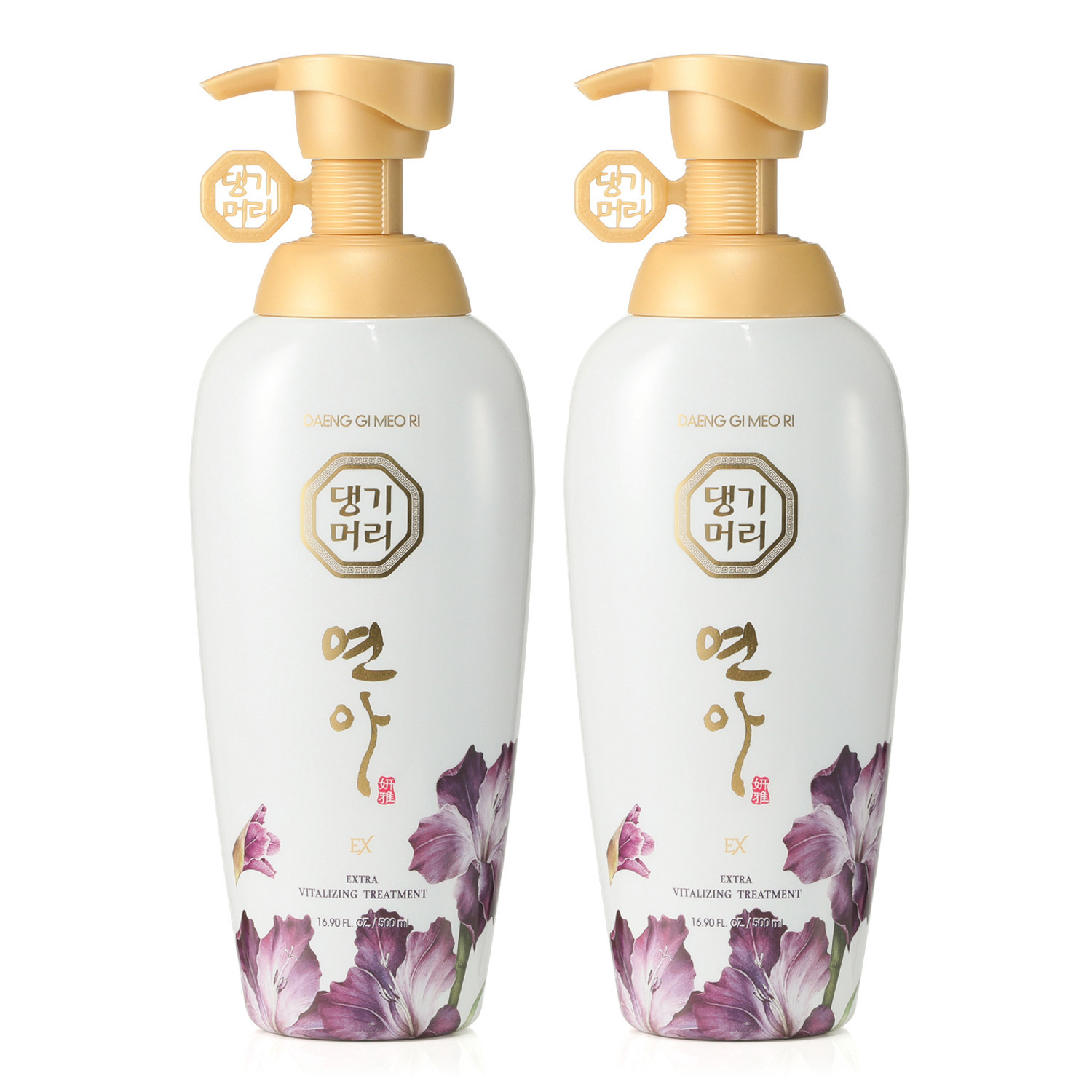 デンギモリ＜ヨンア＞ 高麗人参エキス配合 厳選韓国植物の恵み 頭皮を健やかに保ち 髪にハリコシツヤを与える トリートメントＥＸ ２本セット