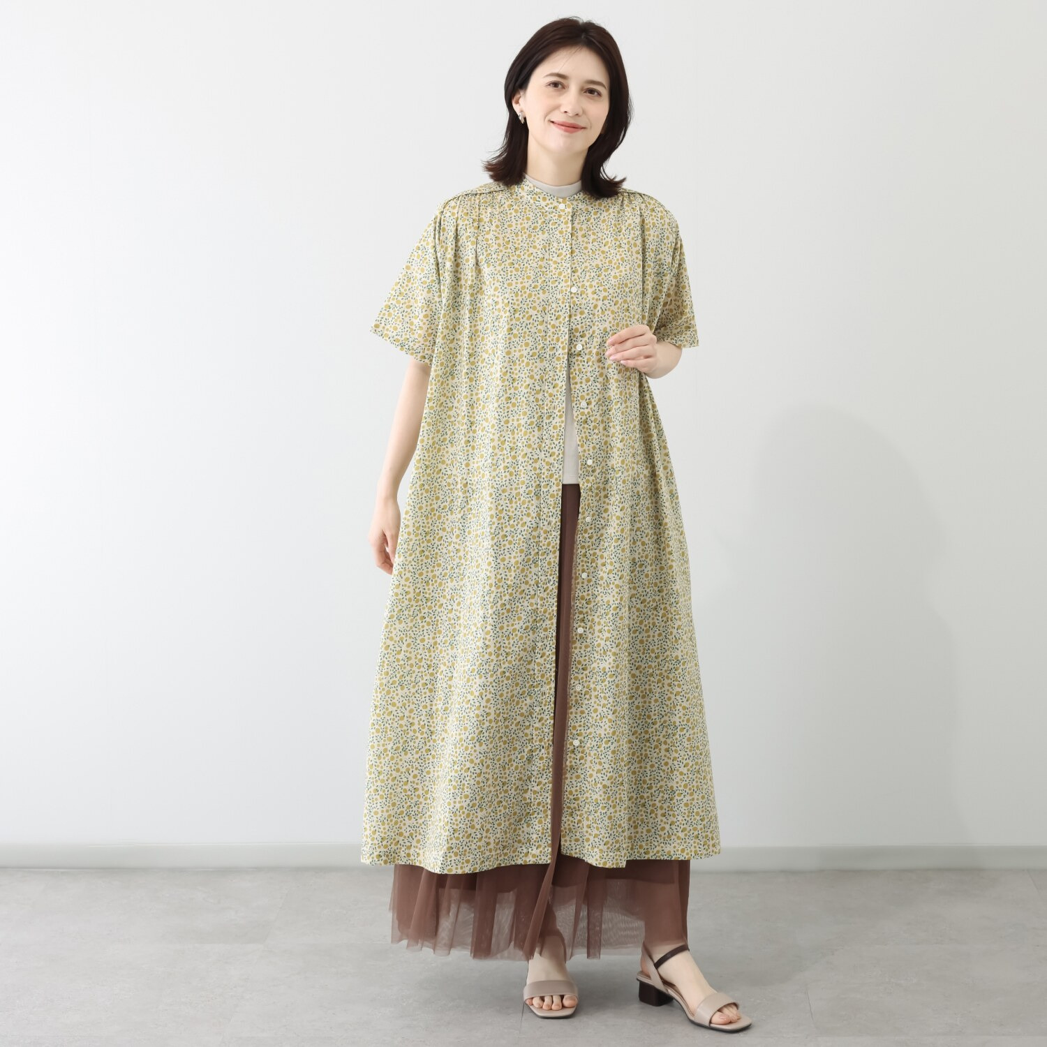 ポンデシャロン シトロンプリント ワンピース- ショップチャンネル