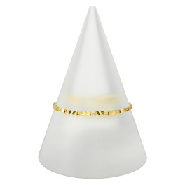 響美 １８Ｋ バークチップ フレキシブルリング