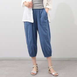 ダイア　アロー 幅広いシーンで活躍する！ ＵＶカット・ 吸放湿・通気性 ストレッチダブルガーゼ サルエル風パンツ