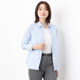 プラテレージ智子セレクト ヴィエルティーズバイ ヴァレンティーナズ イタリア製 ストレッチジャガード ブラウス