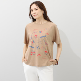 アリュメット アリム マルチプリント Ｔシャツ