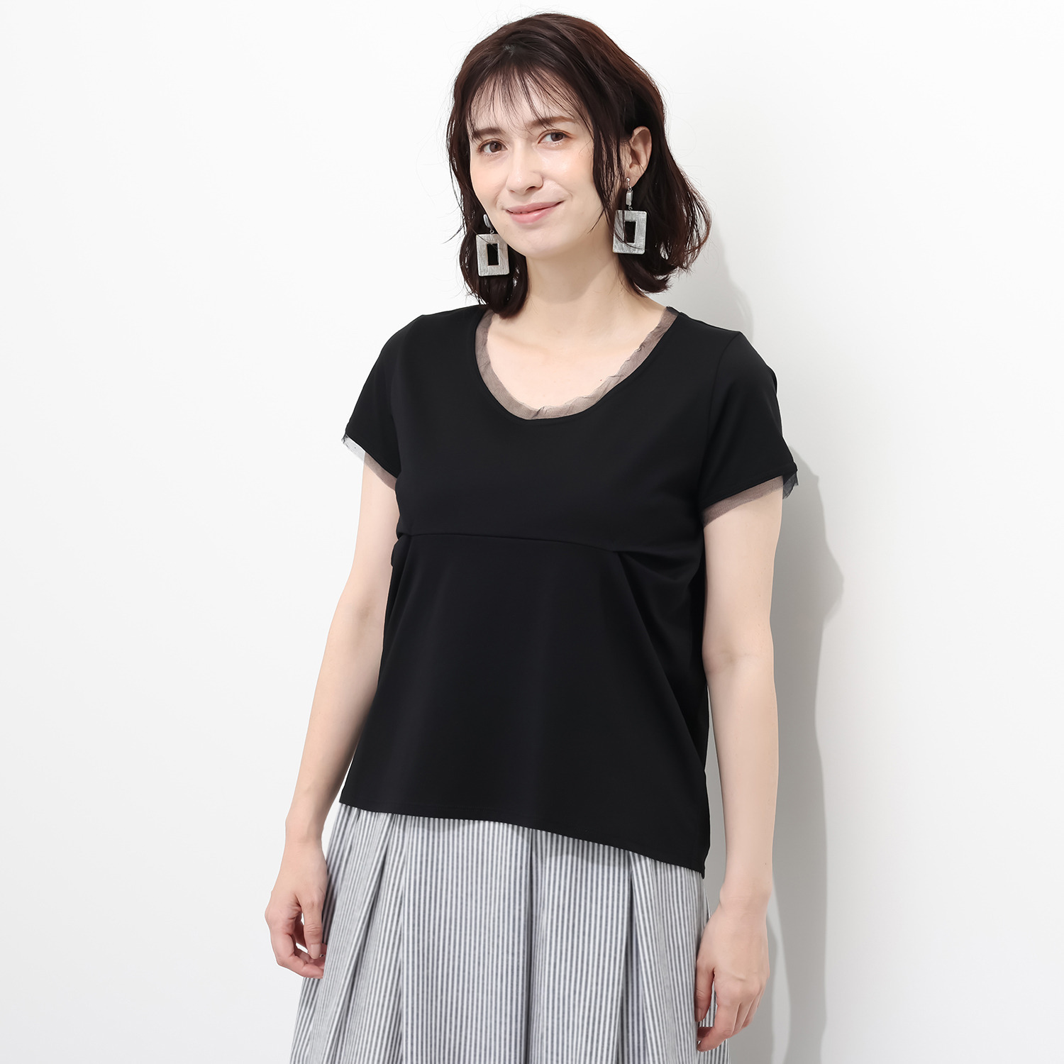 ＯＪＯＵ バレリーナ気分の フェミニンＴシャツ