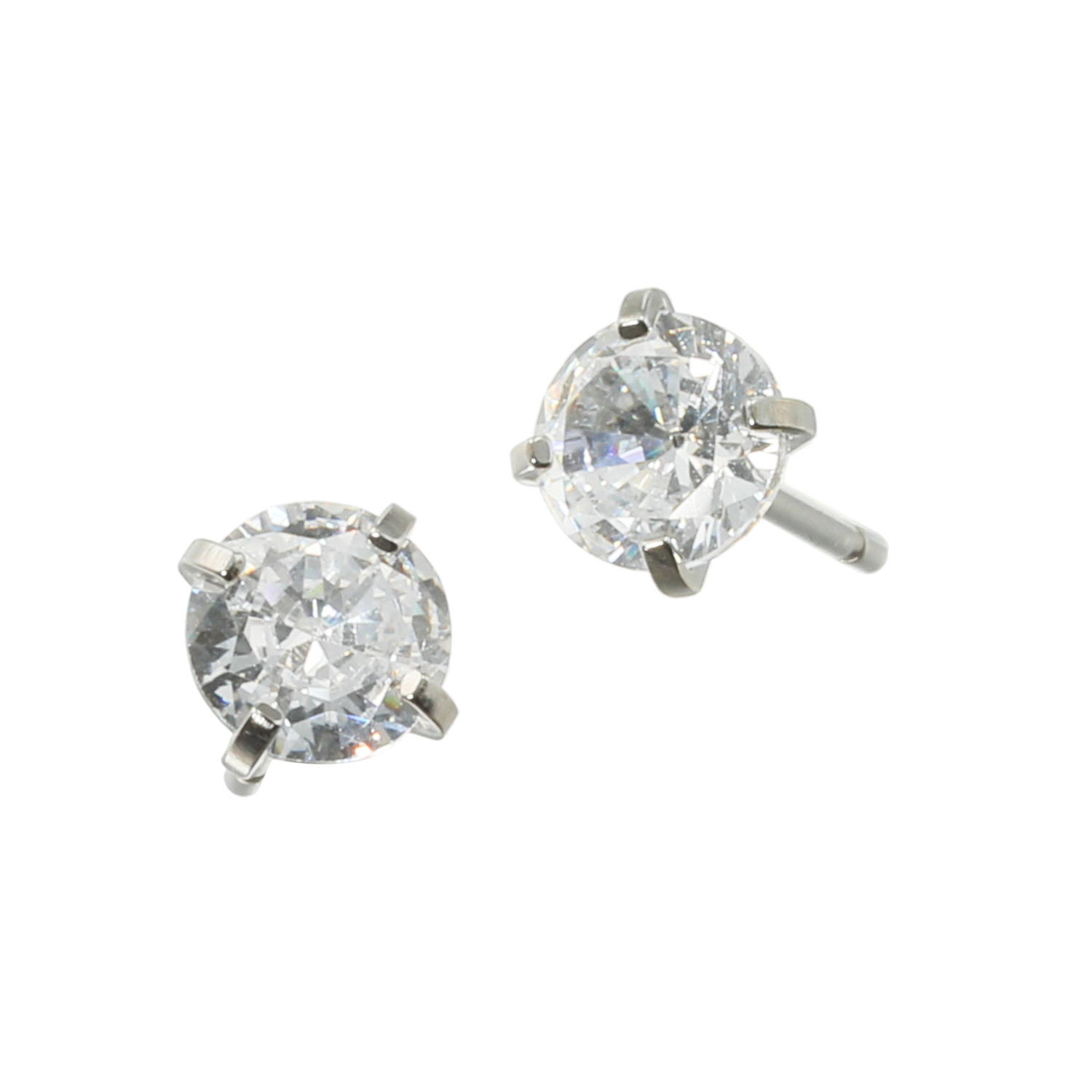 デルークス ステンレス ＣＺ スタッドピアス
