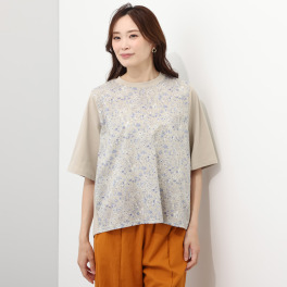 ソソット フロントリバティプリント Ｔシャツ
