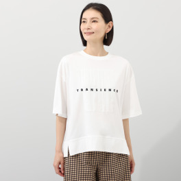 ハンチ 接触冷感 コンパクト糸 ラバープリント 刺しゅうロゴＴシャツ