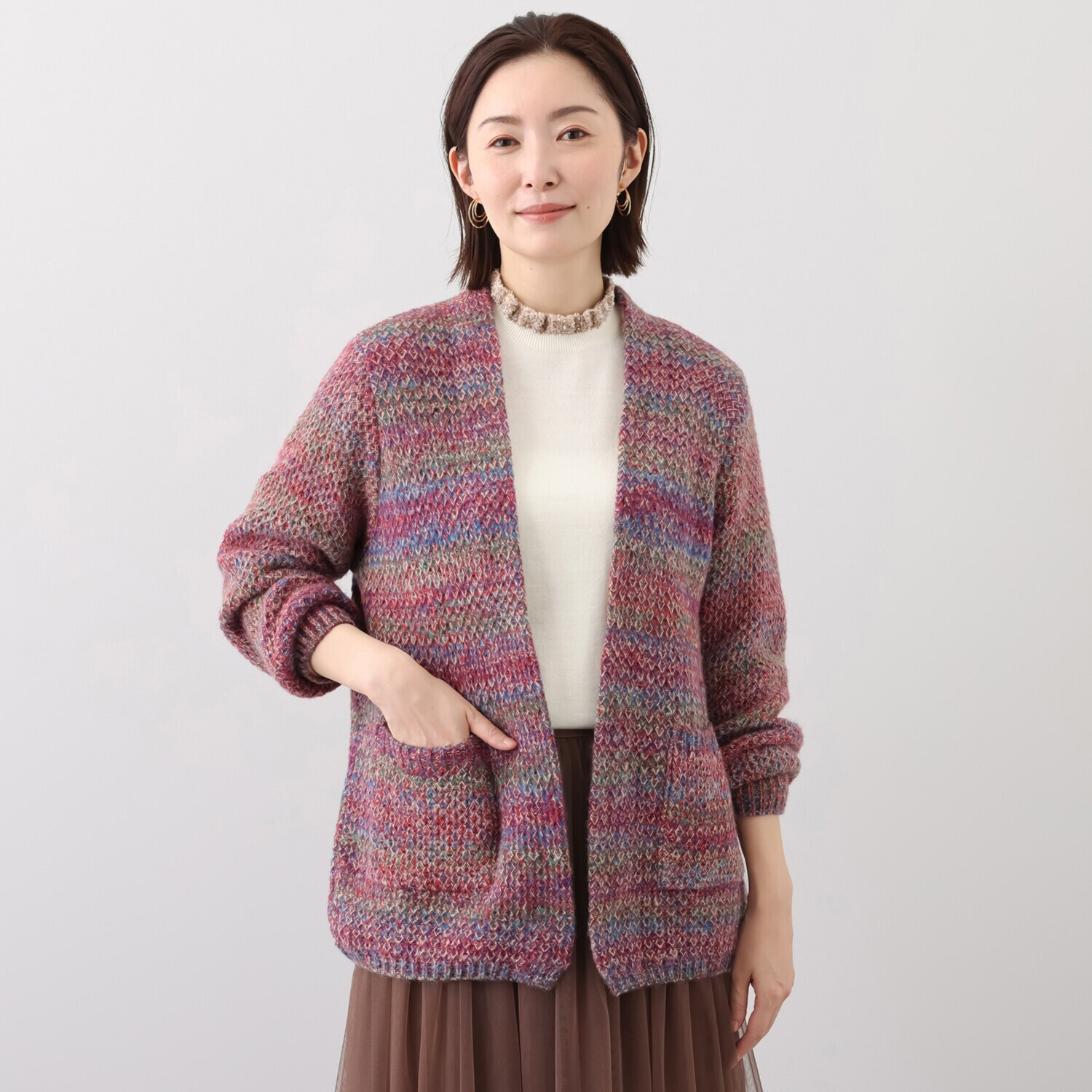 フィルファーレ ニット トッパーカーディガン