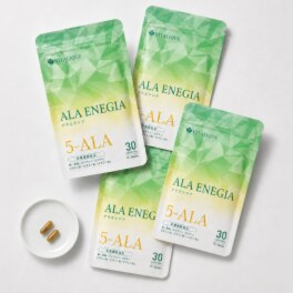 健康維持に役立つアミノ酸 ５−ＡＬＡを配合！ “アラエナジア” ４袋セット