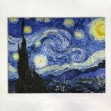 インテリアアート 星月夜 ＜約３１．８×４１ｃｍ＞