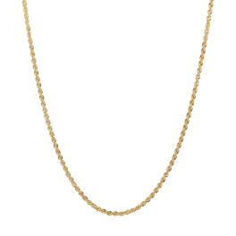 シャイン　シュプリーム １８Ｋ パイプロープ ロングネックレス