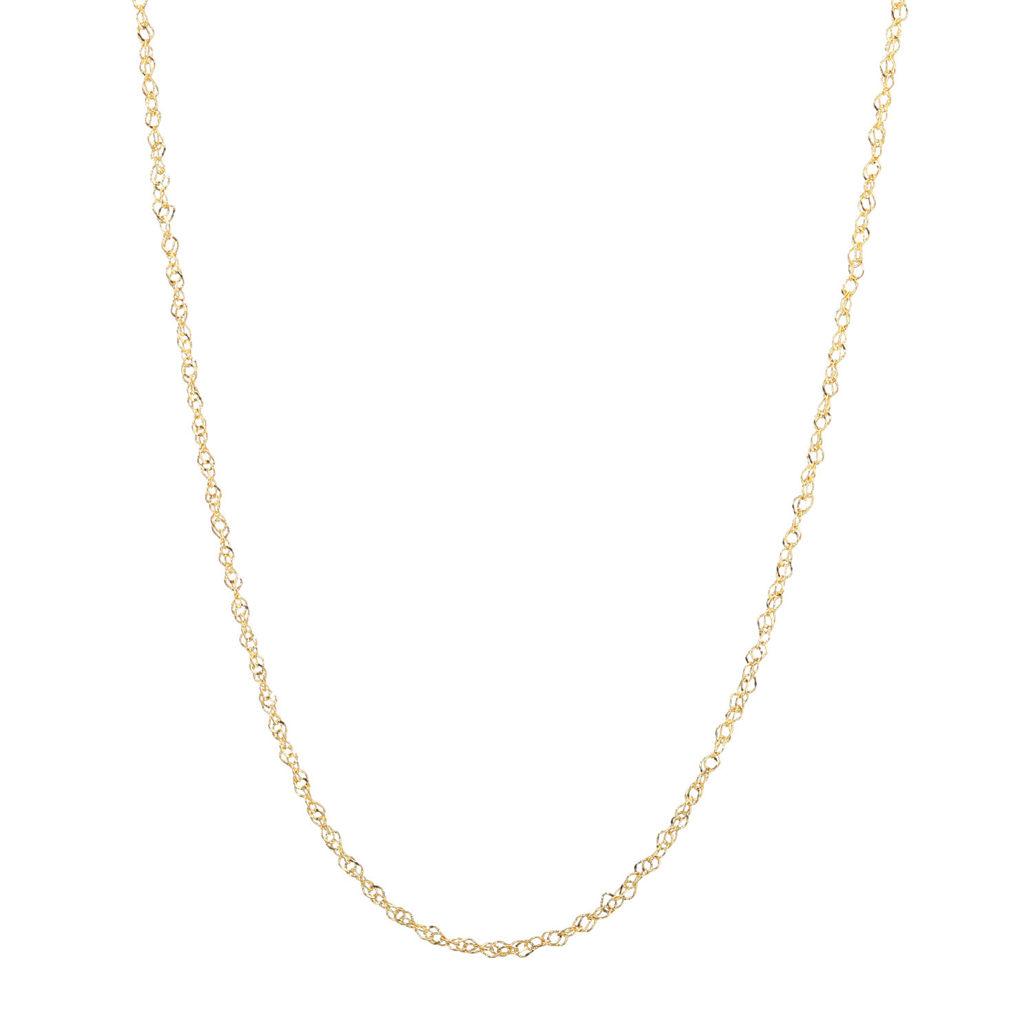 アルテッロ １８Ｋ リトルスター ツイストライン ネックレス