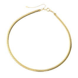 オーサムジュエリー １８Ｋ ワイドデザイン ネックレス