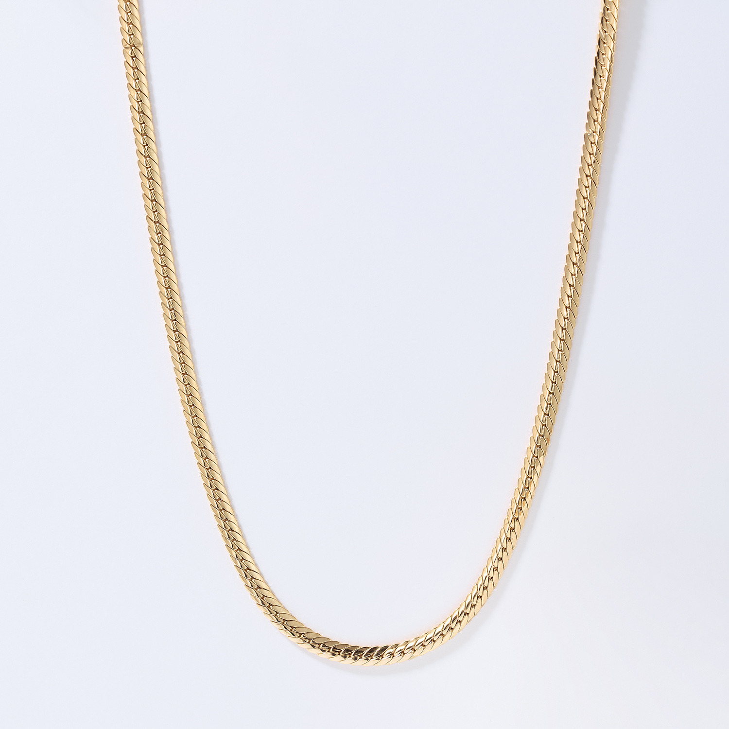 オーサムジュエリー １８Ｋ ワイドデザイン ネックレス