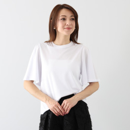 ヴィオラウィル すぐ乾く機能素材 スポーツエレガント フレアースリーブ サマになるＴシャツ