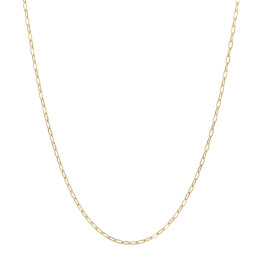 ジュウ １８Ｋ ペーパークリップチェーン ロングネックレス